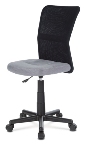 Dětská židle na kolečkách Autronic KA-2325 GREY – černá/šedá